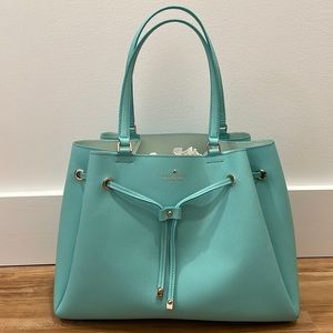 Large Kate Spade Shoulder Bag Blue